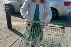 care home Rotherham - shopping trip
