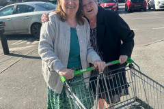 care home Rotherham - shopping trip
