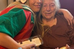 Residents enjoying the Rotherwood Christmas party