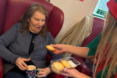 Residents enjoying the Rotherwood Christmas party