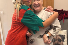 Residents enjoying the Rotherwood Christmas party