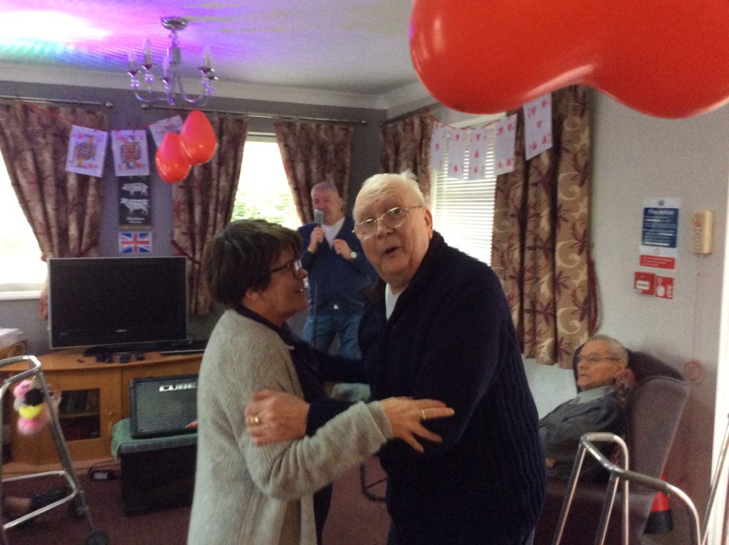 Valentines day party care home Rotherham