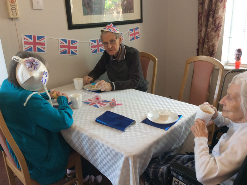 VE Day Celebrations at Rotherwood Care Home Rotherham