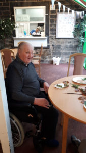residential care home Chesterfield wreath making
