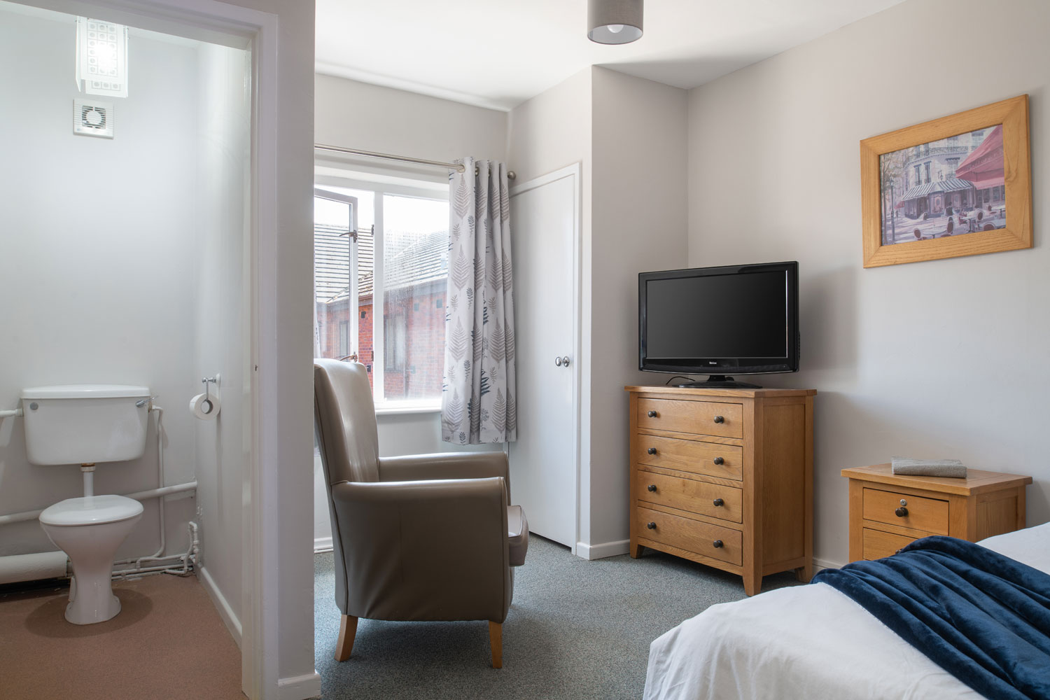 Mulberry Manor care home in Swinton bedroom