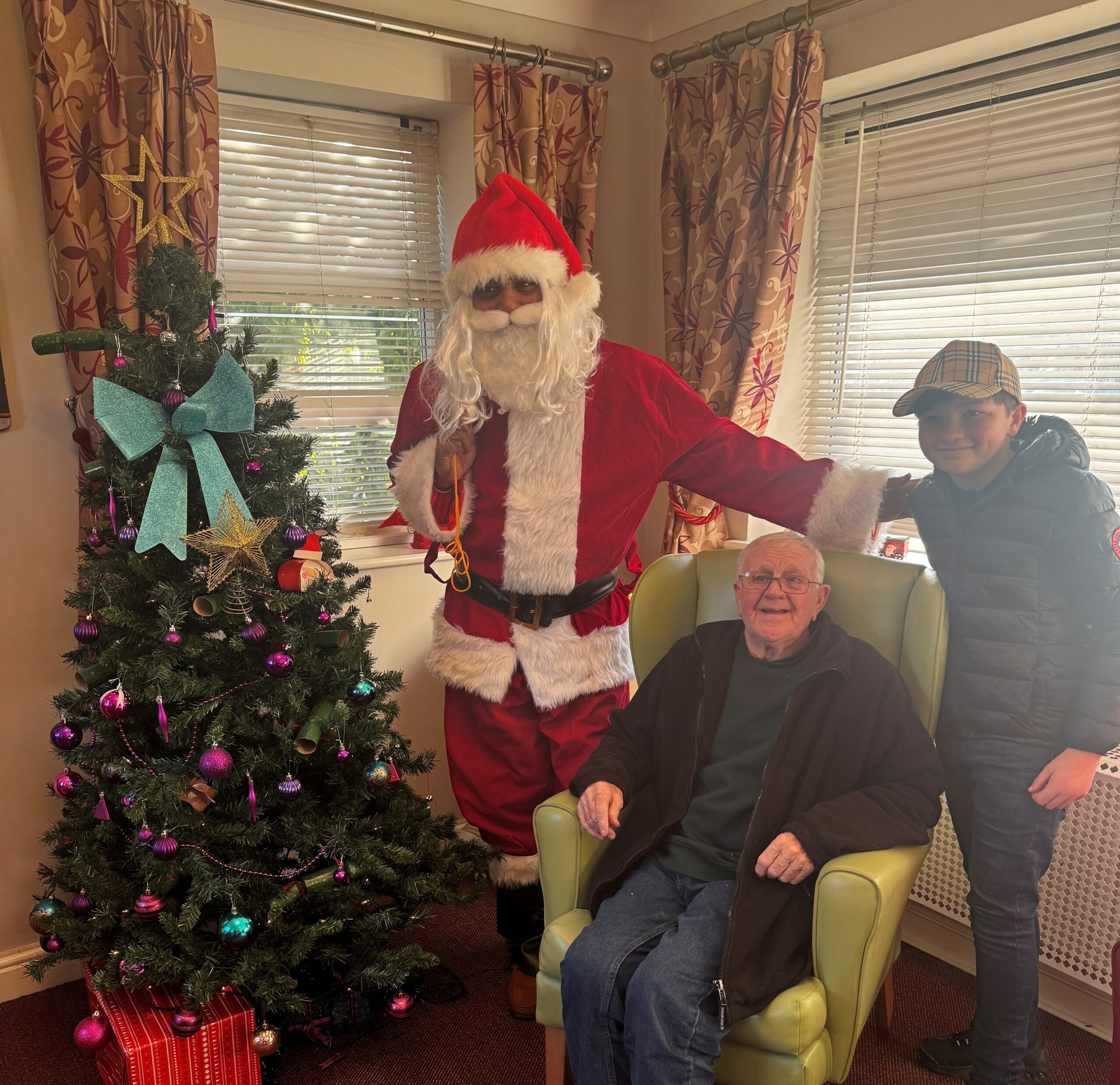 Residents enjoying the Rotherwood Christmas party